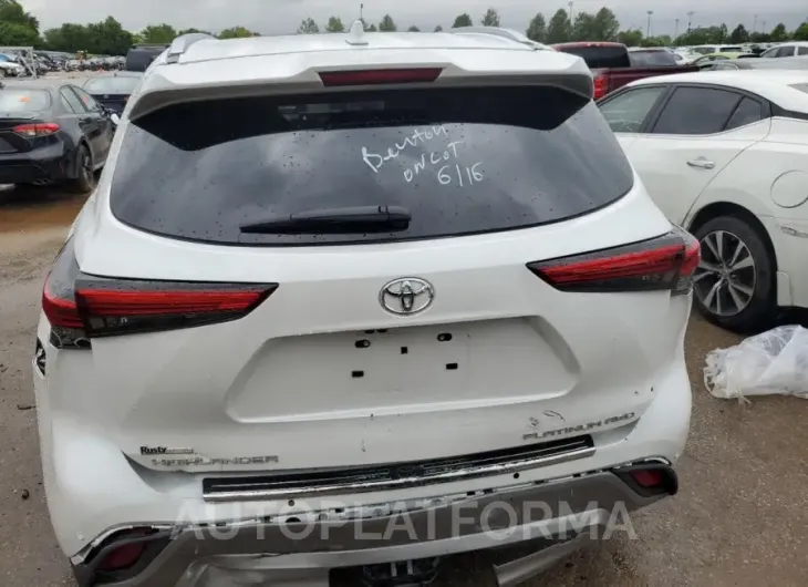 TOYOTA HIGHLANDER 2023 vin 5TDKDRBH4PS022806 from auto auction Copart