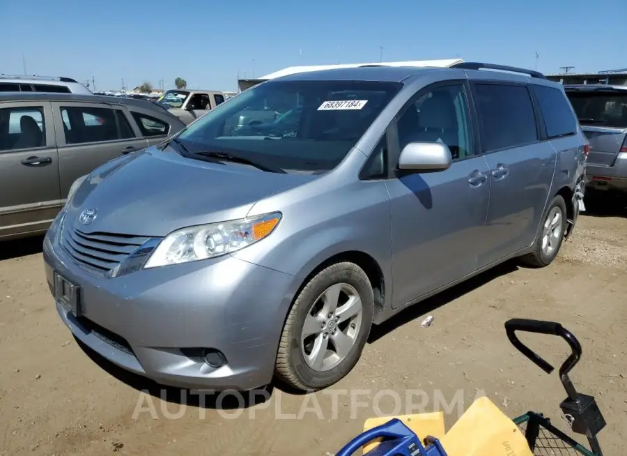 TOYOTA SIENNA LE 2016 vin 5TDKK3DC7GS760989 from auto auction Copart