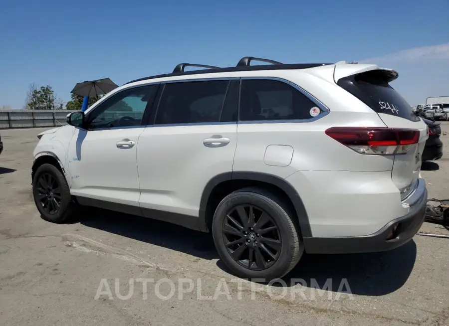 TOYOTA HIGHLANDER 2019 vin 5TDKZRFH2KS567018 from auto auction Copart