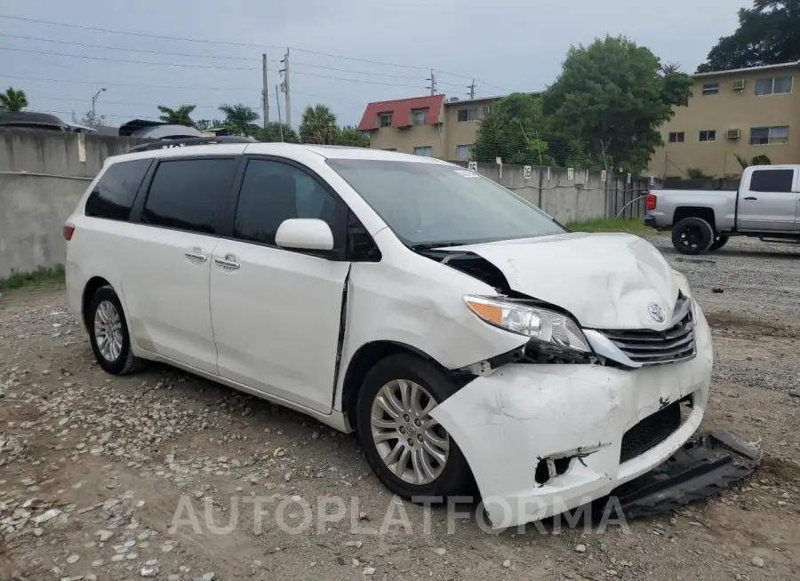 TOYOTA SIENNA XLE 2015 vin 5TDYK3DC0FS533233 from auto auction Copart