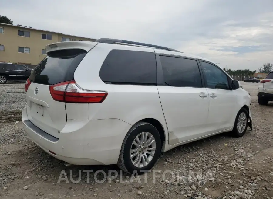 TOYOTA SIENNA XLE 2015 vin 5TDYK3DC0FS533233 from auto auction Copart