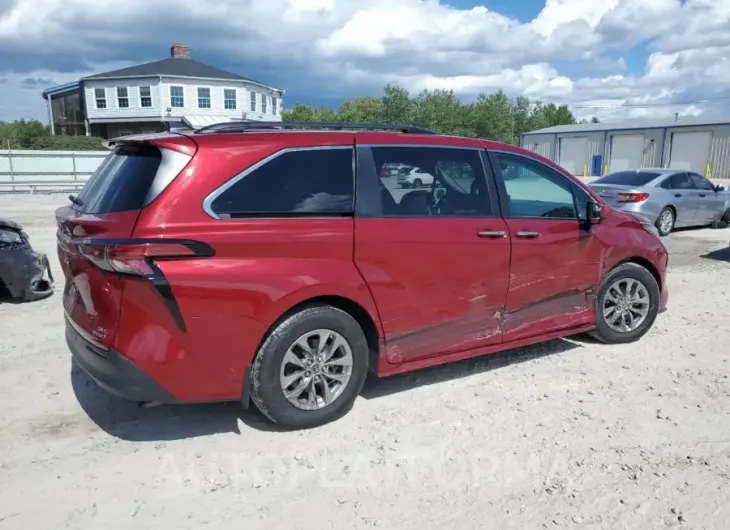 TOYOTA SIENNA XLE 2021 vin 5TDYSKFC5MS034982 from auto auction Copart