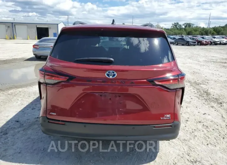 TOYOTA SIENNA XLE 2021 vin 5TDYSKFC5MS034982 from auto auction Copart