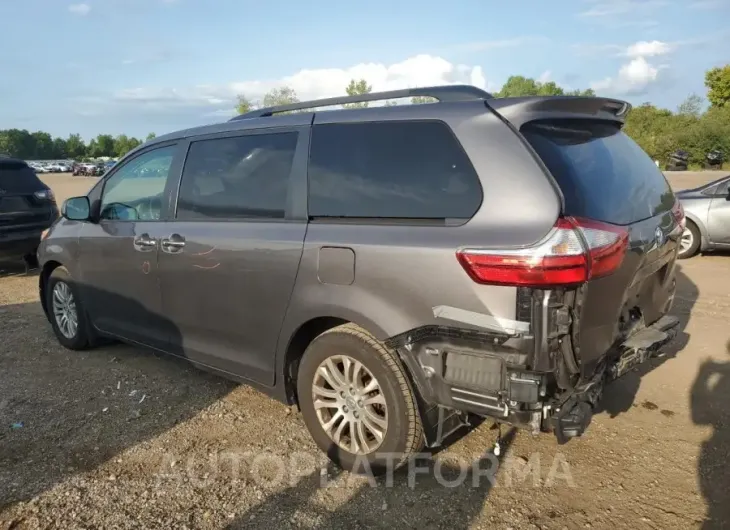 TOYOTA SIENNA XLE 2017 vin 5TDYZ3DC5HS790029 from auto auction Copart