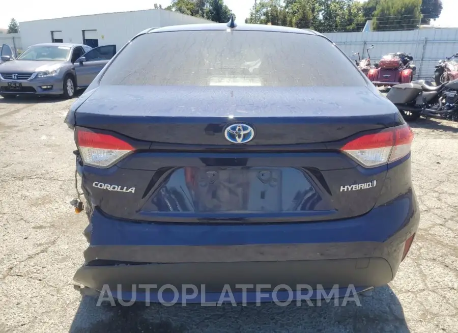 TOYOTA COROLLA LE 2022 vin JTDEAMDE4NJ044665 from auto auction Copart