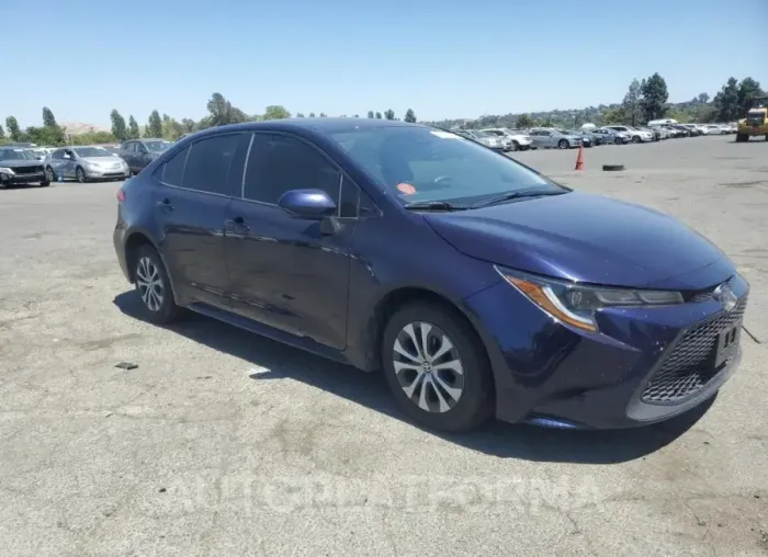 TOYOTA COROLLA LE 2022 vin JTDEAMDE4NJ044665 from auto auction Copart