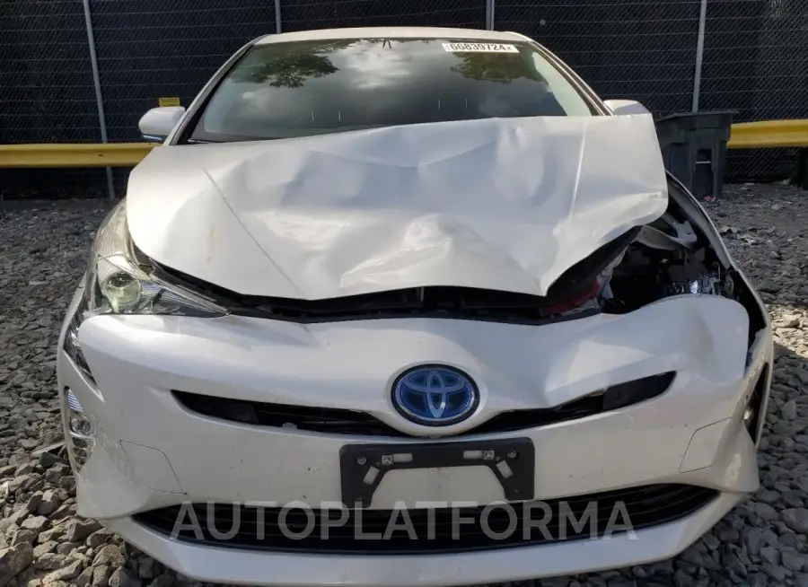 TOYOTA PRIUS 2018 vin JTDKARFU2J3551731 from auto auction Copart