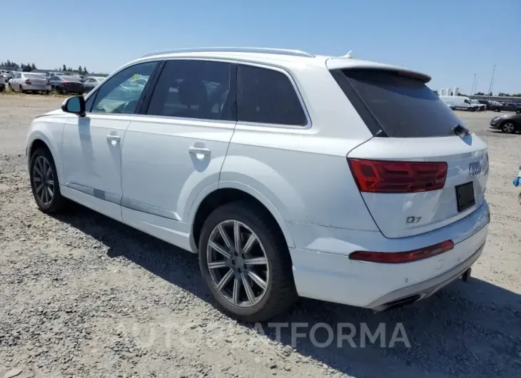 AUDI Q7 PREMIUM 2017 vin WA1AAAF7XHD031184 from auto auction Copart