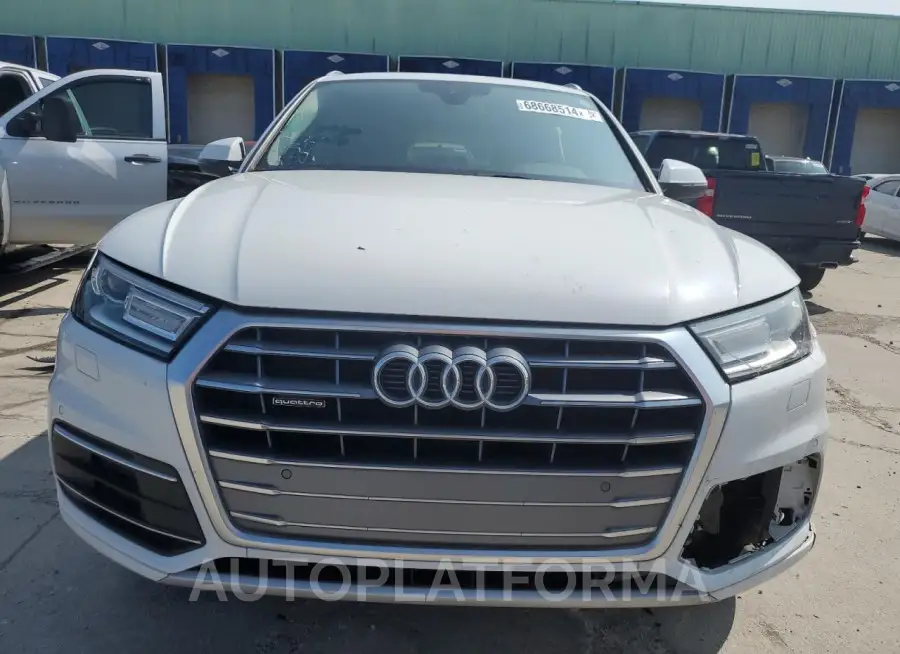 AUDI Q5 PREMIUM 2020 vin WA1ANAFY5L2047309 from auto auction Copart