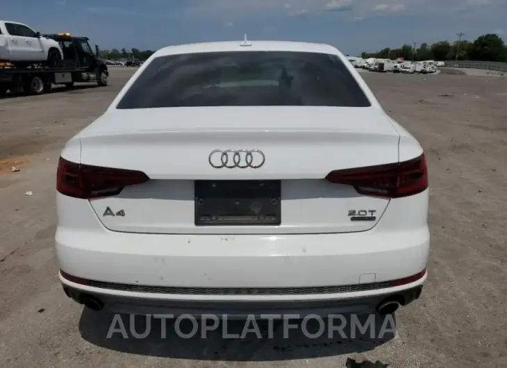 AUDI A4 PREMIUM 2018 vin WAUDNAF40JA123762 from auto auction Copart