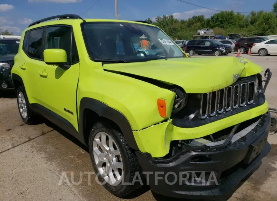 JEEP RENEGADE L 2017 vin ZACCJABB9HPF56165 from auto auction Copart