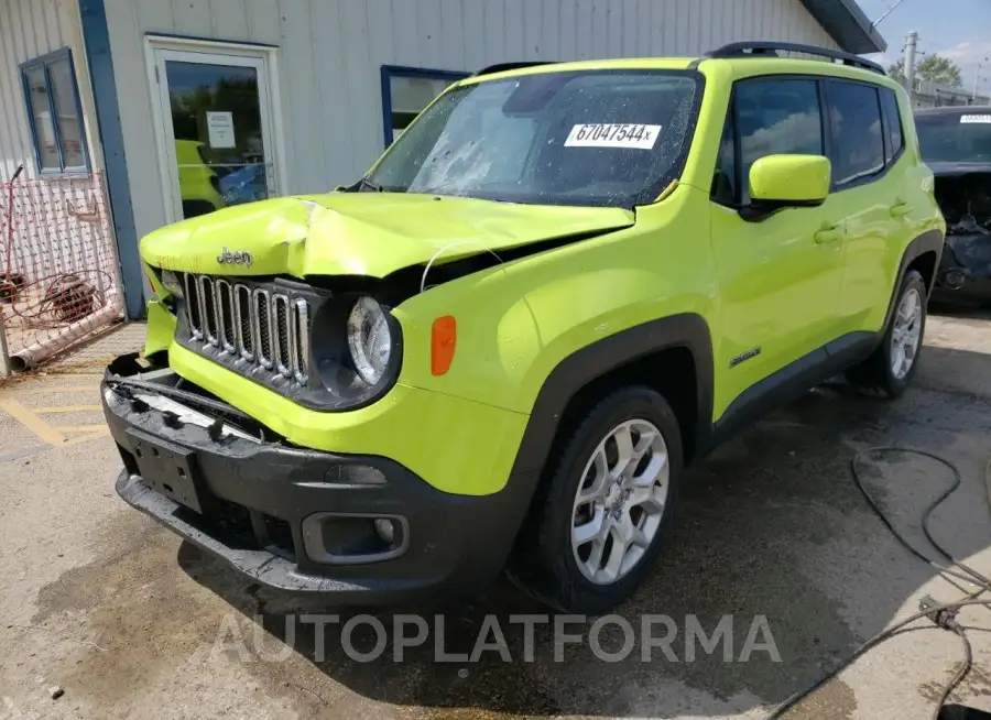 JEEP RENEGADE L 2017 vin ZACCJABB9HPF56165 from auto auction Copart