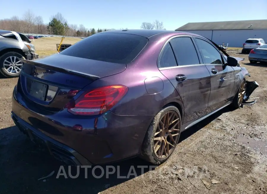 MERCEDES-BENZ C 63 AMG 2018 vin 55SWF8GB0JU256980 from auto auction Copart