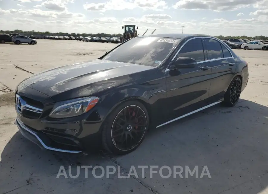 MERCEDES-BENZ C 63 AMG-S 2017 vin 55SWF8HB1HU183241 from auto auction Copart