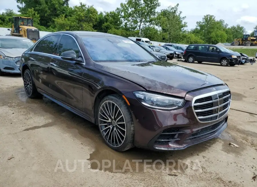 MERCEDES-BENZ S 580 4MAT 2022 vin W1K6G7GB9NA126452 from auto auction Copart