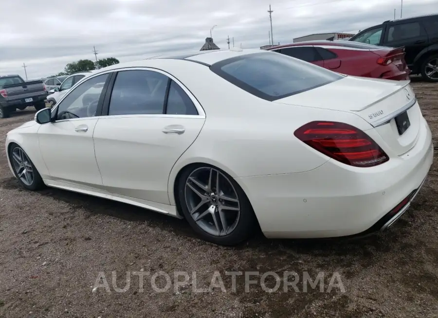 MERCEDES-BENZ S 560 4MAT 2018 vin WDDUG8GB4JA345665 from auto auction Copart