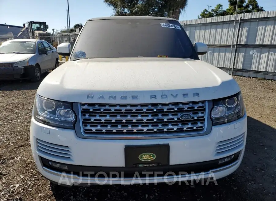 LAND ROVER RANGE ROVE 2017 vin SALGS2FV7HA352532 from auto auction Copart