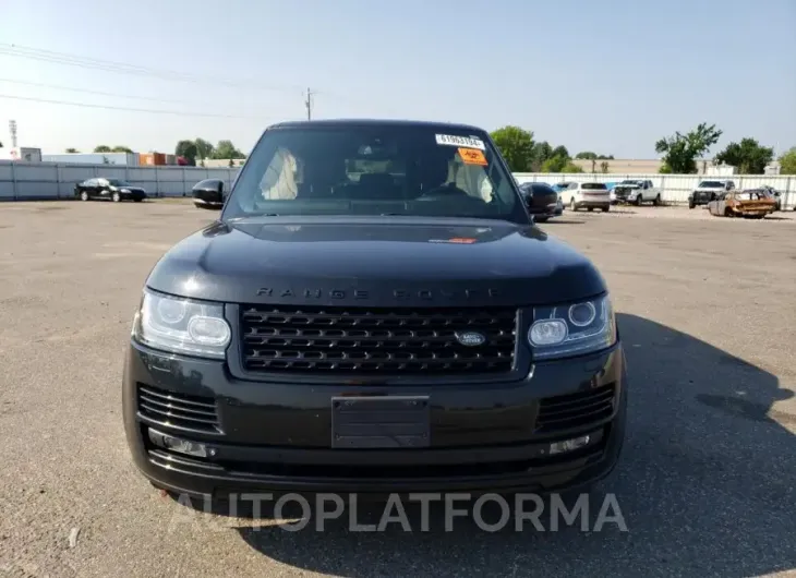 LAND ROVER RANGE ROVE 2015 vin SALGS2VF2FA218521 from auto auction Copart