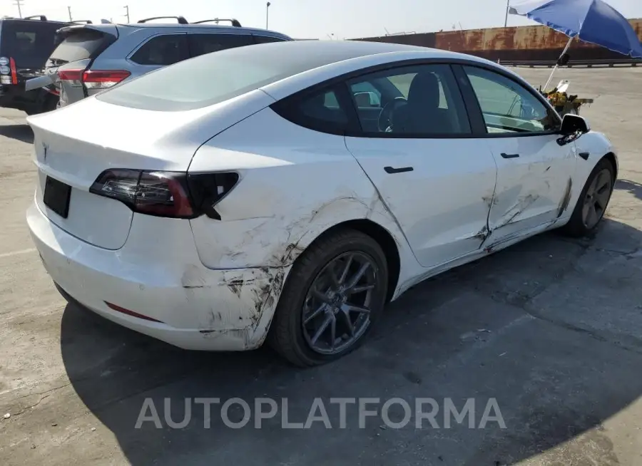 TESLA MODEL 3 2022 vin 5YJ3E1EA0NF123022 from auto auction Copart