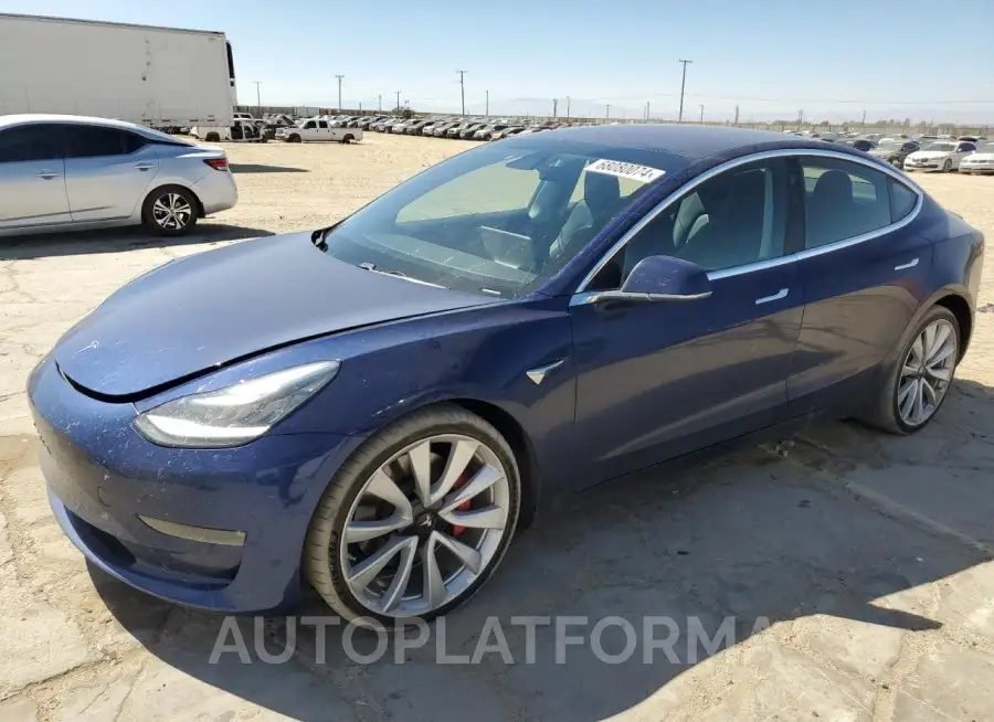 TESLA MODEL 3 2018 vin 5YJ3E1EB2JF083920 from auto auction Copart