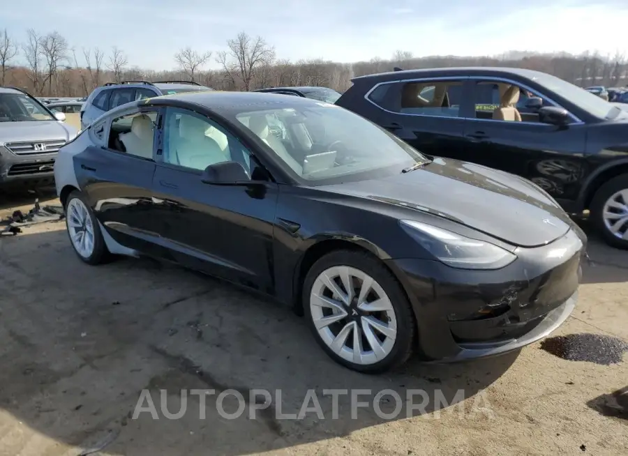 TESLA MODEL 3 2022 vin 5YJ3E1EB3NF176175 from auto auction Copart