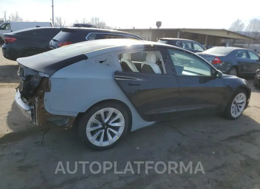 TESLA MODEL 3 2022 vin 5YJ3E1EB3NF176175 from auto auction Copart