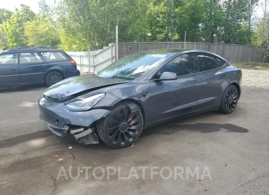 TESLA MODEL 3 2023 vin 5YJ3E1EC2PF395060 from auto auction Copart