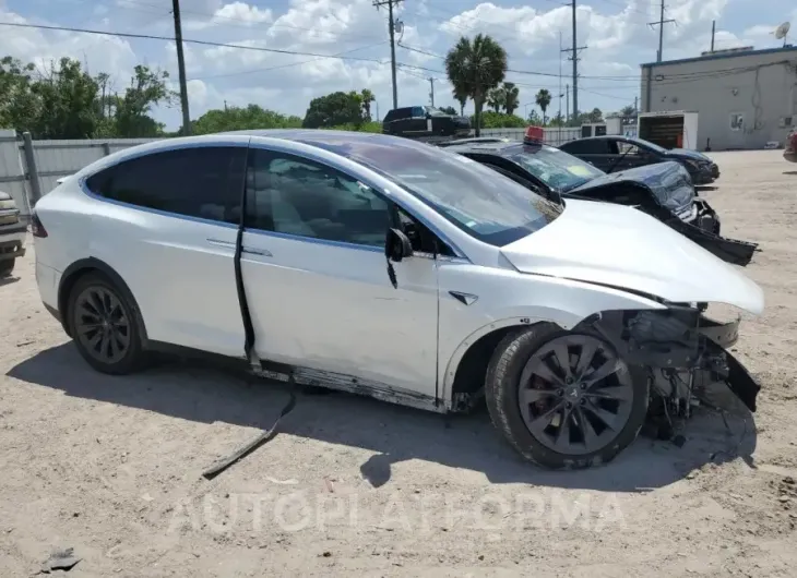 TESLA MODEL X 2018 vin 5YJXCDE23JF140022 from auto auction Copart