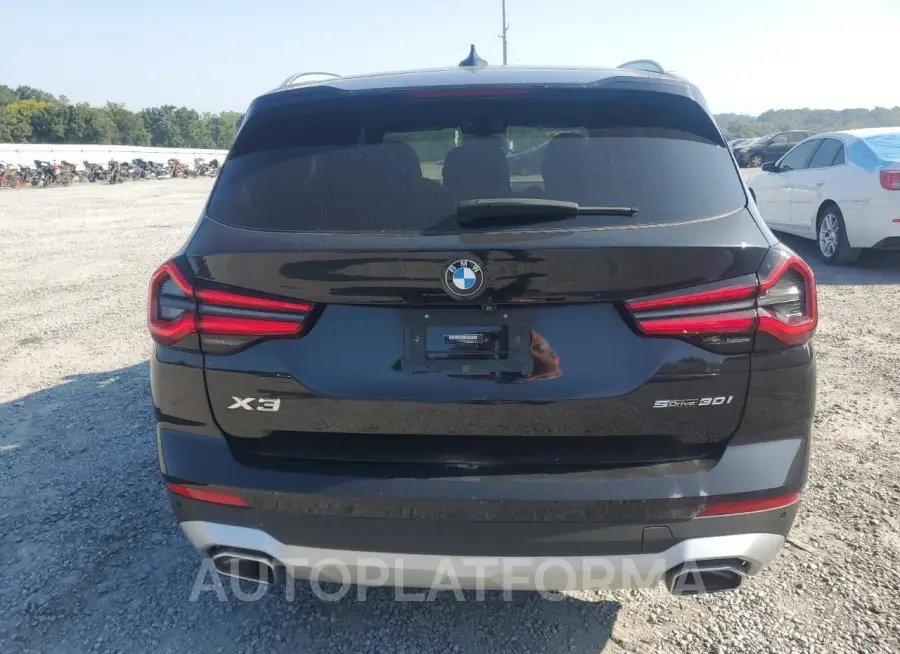 BMW X3 SDRIVE3 2022 vin 5UX43DP06N9L39708 from auto auction Copart