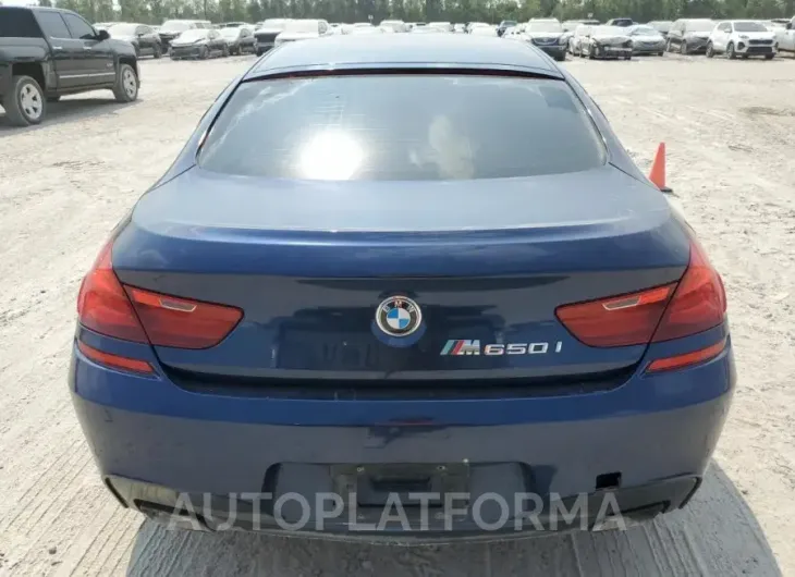 BMW 650 I GRAN 2015 vin WBA6B2C50FD799364 from auto auction Copart