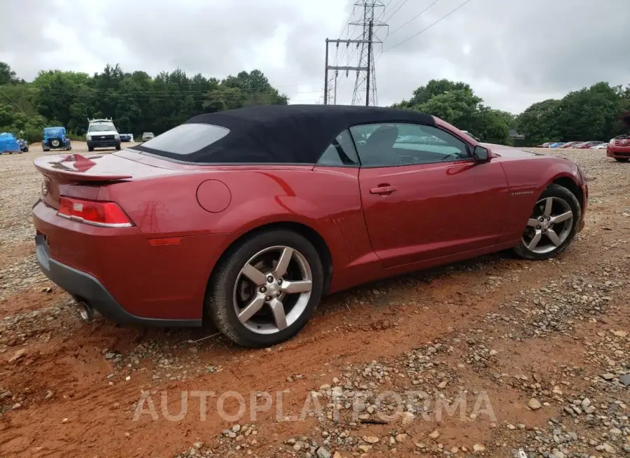 CHEVROLET CAMARO LT 2015 vin 2G1FD3D32F9286820 from auto auction Copart