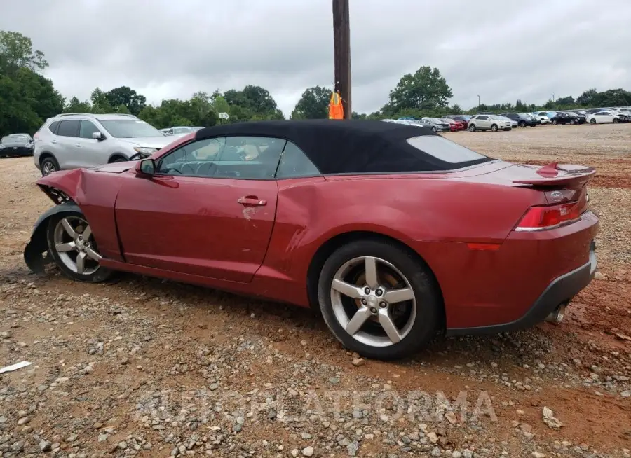 CHEVROLET CAMARO LT 2015 vin 2G1FD3D32F9286820 from auto auction Copart