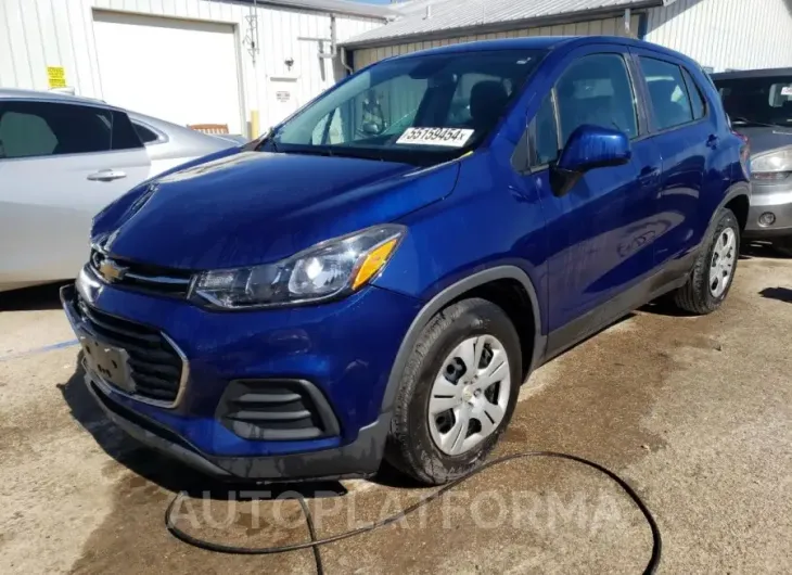 CHEVROLET TRAX LS 2017 vin 3GNCJKSB5HL134139 from auto auction Copart