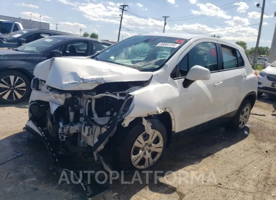 CHEVROLET TRAX LS 2018 vin KL7CJKSB2JB545415 from auto auction Copart