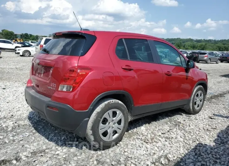 CHEVROLET TRAX LS 2015 vin KL7CJKSB3FB208212 from auto auction Copart