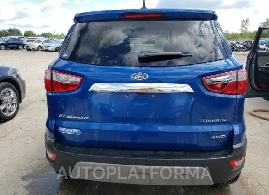 FORD ECOSPORT T 2018 vin MAJ6P1WL4JC183082 from auto auction Copart