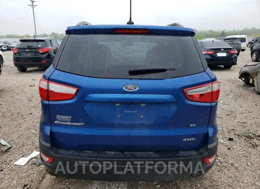 FORD ECOSPORT S 2019 vin MAJ6S3GL2KC281277 from auto auction Copart