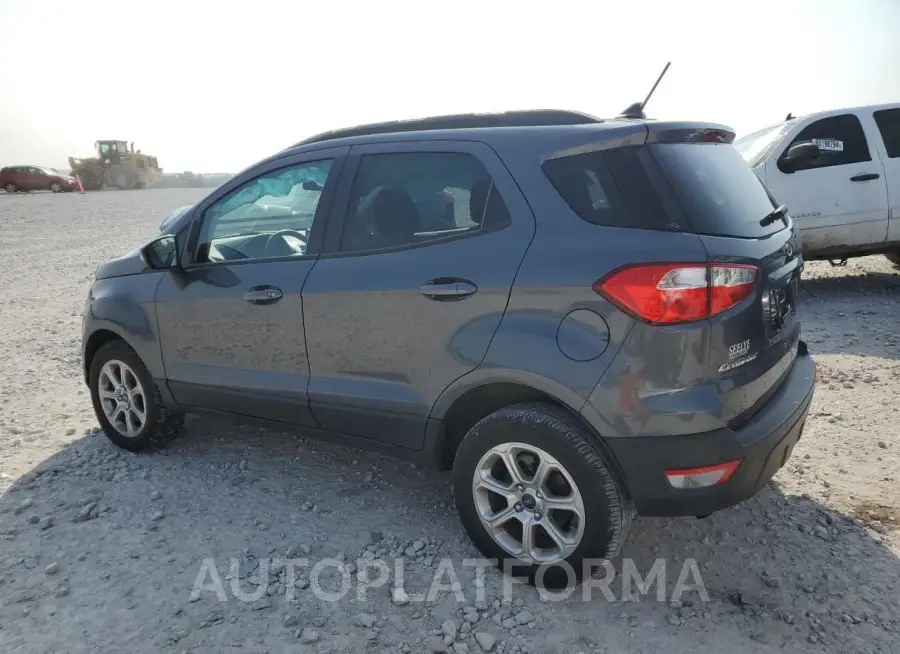 FORD ECOSPORT S 2020 vin MAJ6S3GL8LC369395 from auto auction Copart