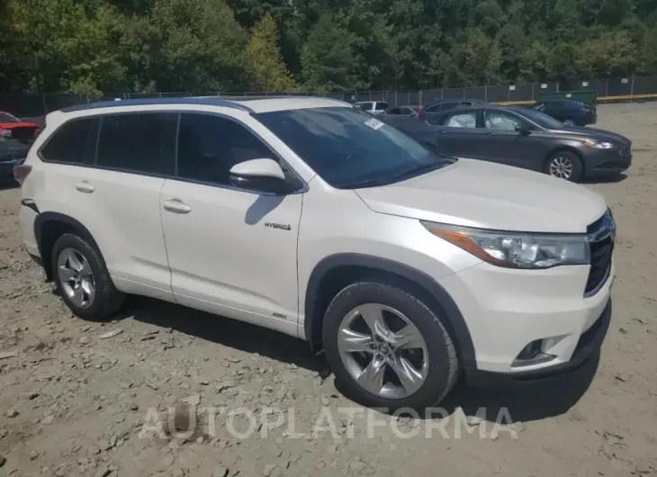 TOYOTA HIGHLANDER 2016 vin 5TDDCRFH7GS016309 from auto auction Copart