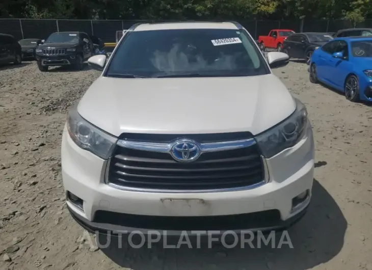 TOYOTA HIGHLANDER 2016 vin 5TDDCRFH7GS016309 from auto auction Copart