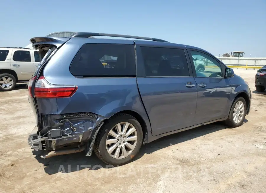 TOYOTA SIENNA XLE 2015 vin 5TDDK3DC2FS120146 from auto auction Copart