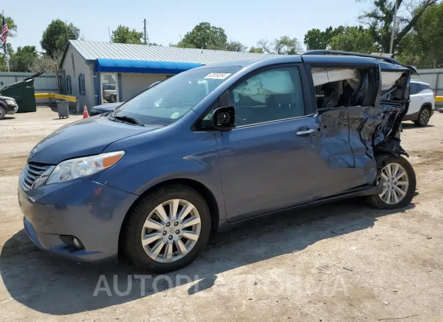 TOYOTA SIENNA XLE 2015 vin 5TDDK3DC2FS120146 from auto auction Copart