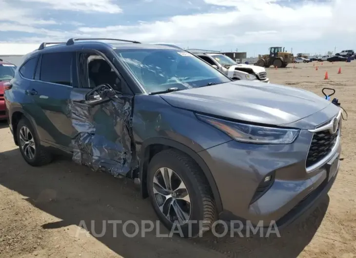 TOYOTA HIGHLANDER 2021 vin 5TDHZRBH1MS546051 from auto auction Copart