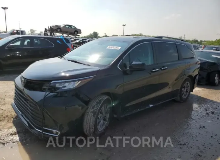 TOYOTA SIENNA XLE 2023 vin 5TDJSKFC3PS083510 from auto auction Copart