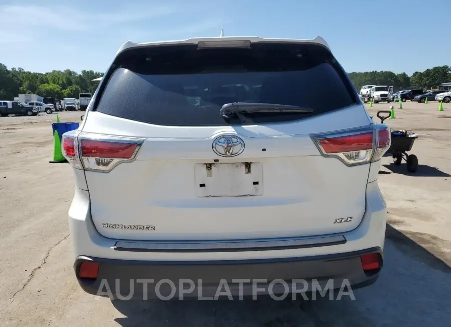 TOYOTA HIGHLANDER 2016 vin 5TDKKRFH1GS137248 from auto auction Copart