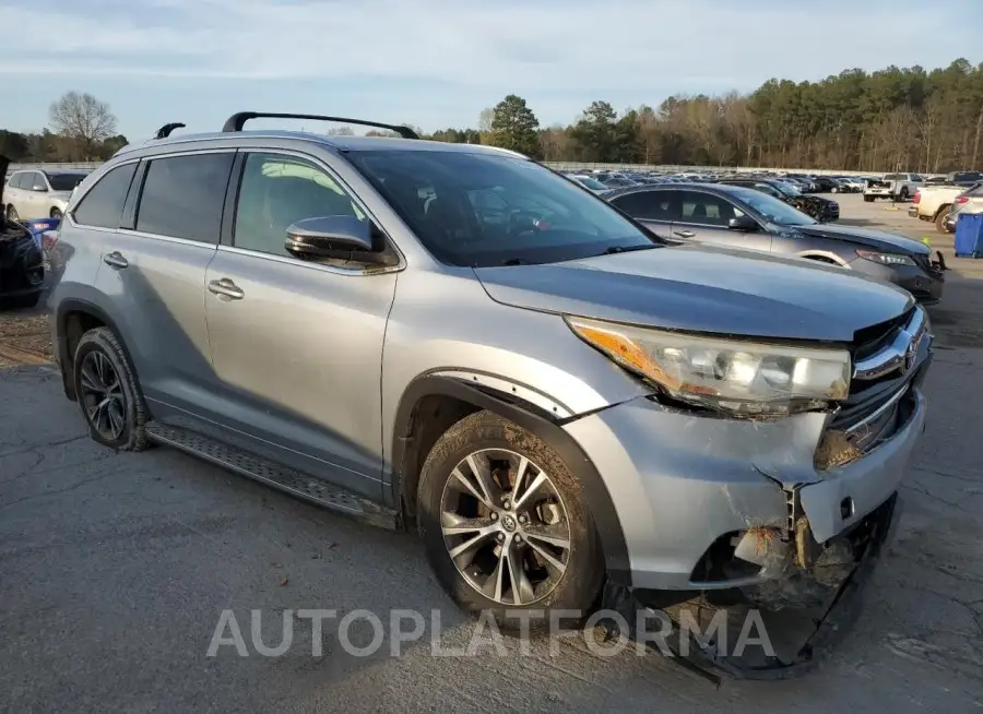 TOYOTA HIGHLANDER 2016 vin 5TDKKRFH3GS146033 from auto auction Copart