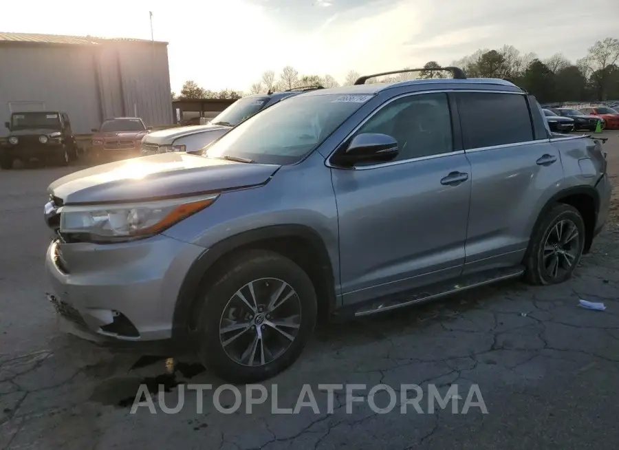 TOYOTA HIGHLANDER 2016 vin 5TDKKRFH3GS146033 from auto auction Copart