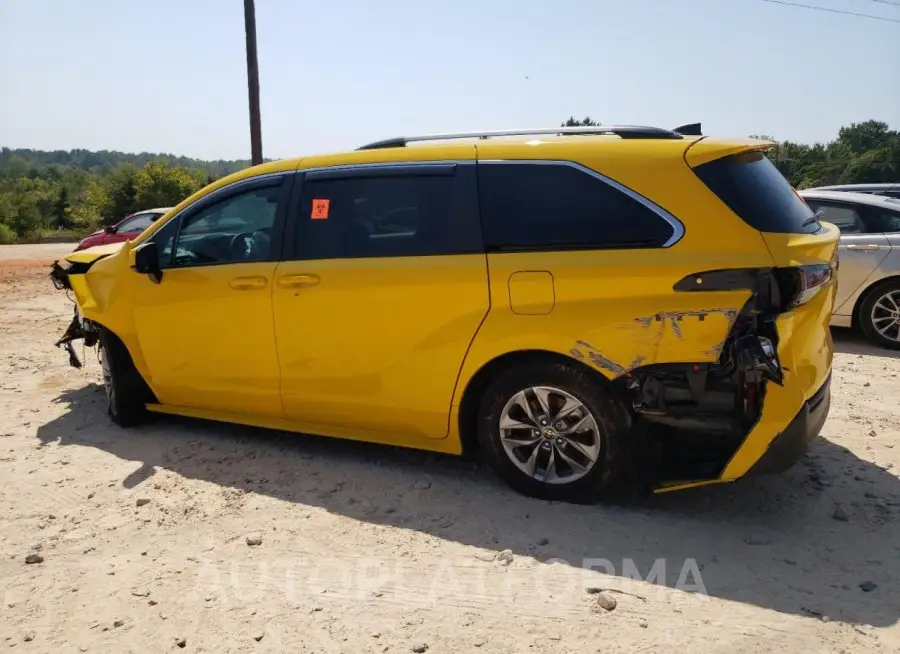 TOYOTA SIENNA LE 2023 vin 5TDKRKEC3PS147000 from auto auction Copart