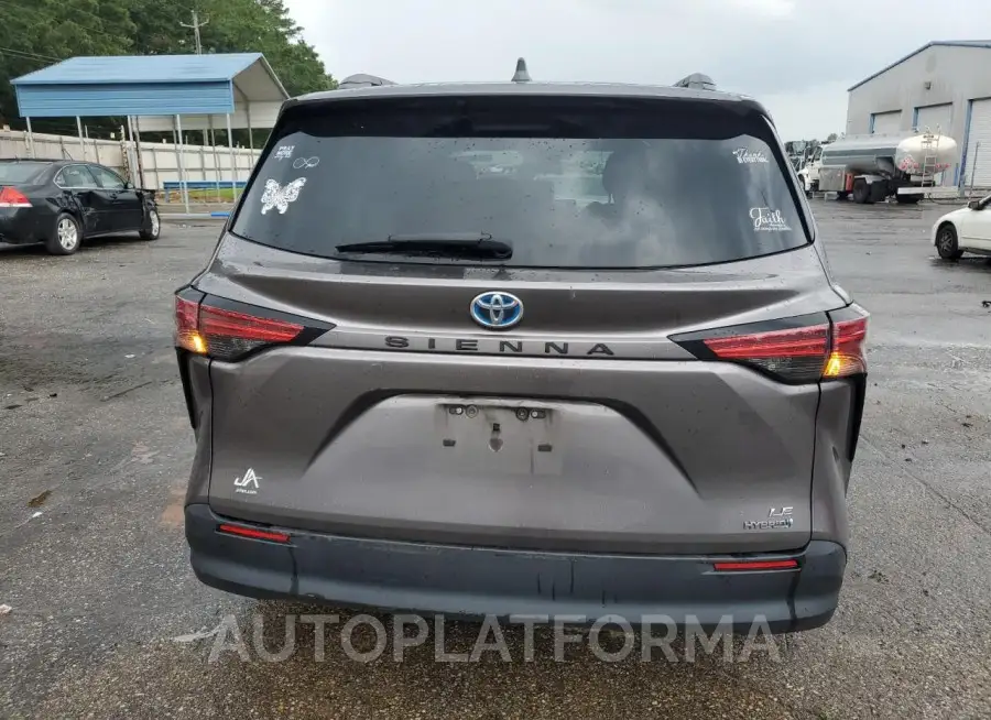 TOYOTA SIENNA LE 2021 vin 5TDKRKEC8MS048782 from auto auction Copart