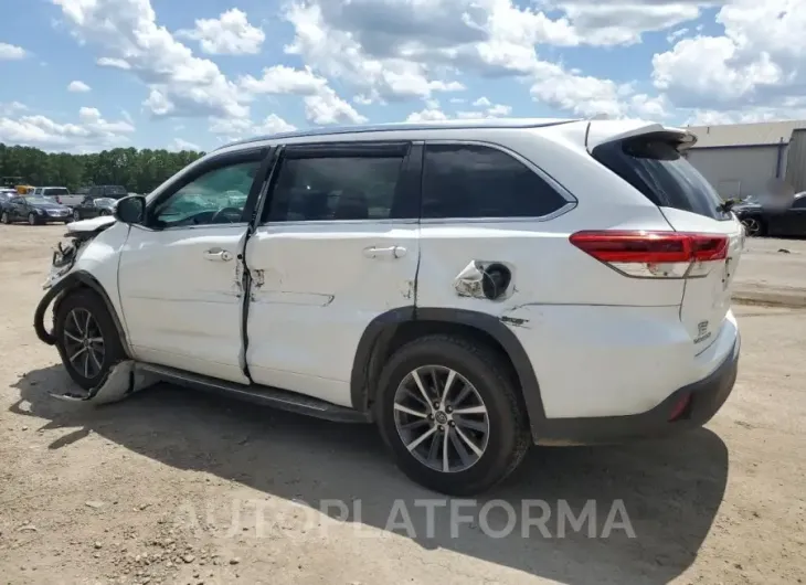 TOYOTA HIGHLANDER 2018 vin 5TDKZRFH0JS536588 from auto auction Copart